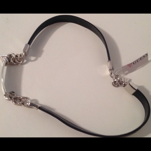 New Guess black & silver wrap bracelet - Picture 1 of 2